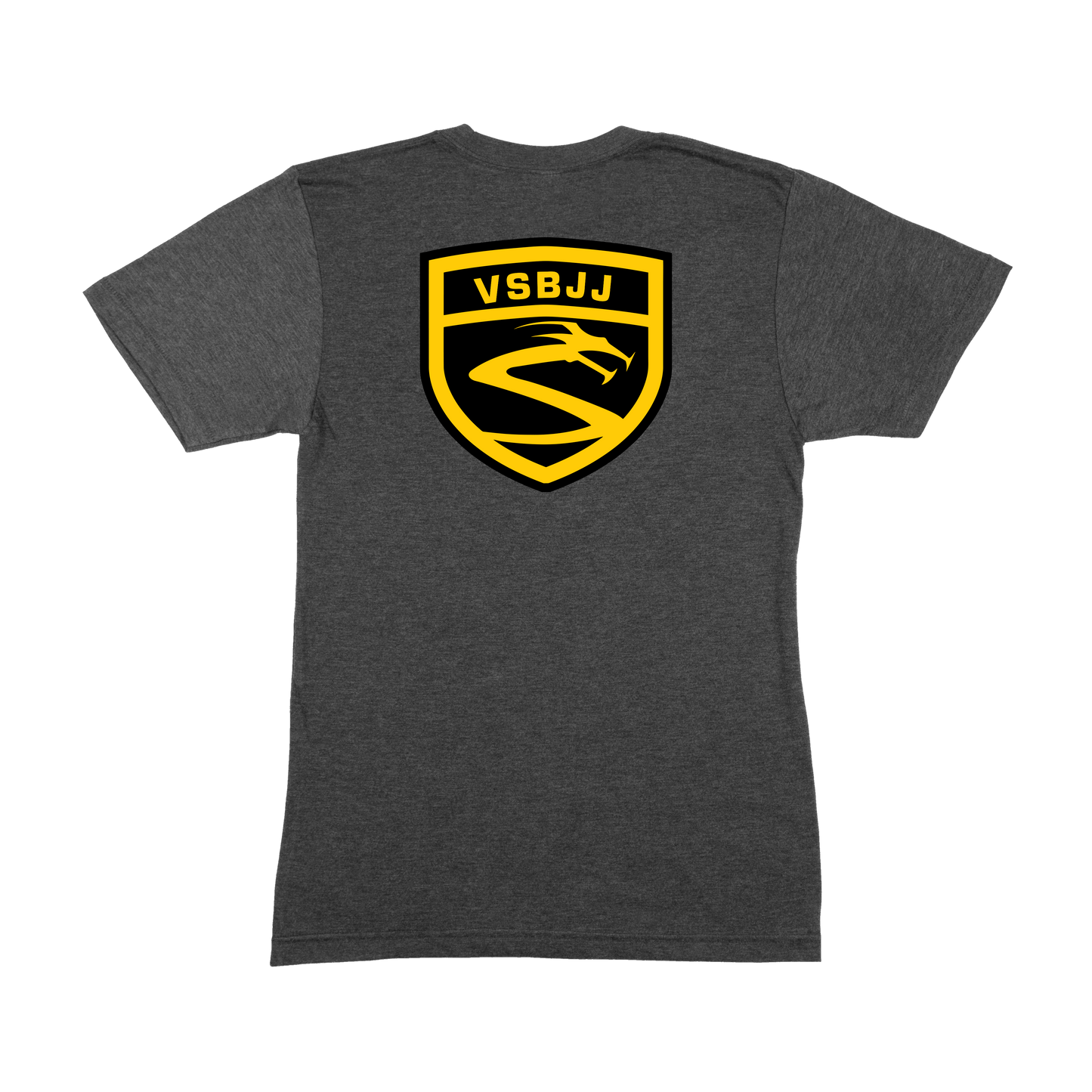 Vitor Shaolin VSBJJ Yellow Dragon Dark Gray T-Shirt