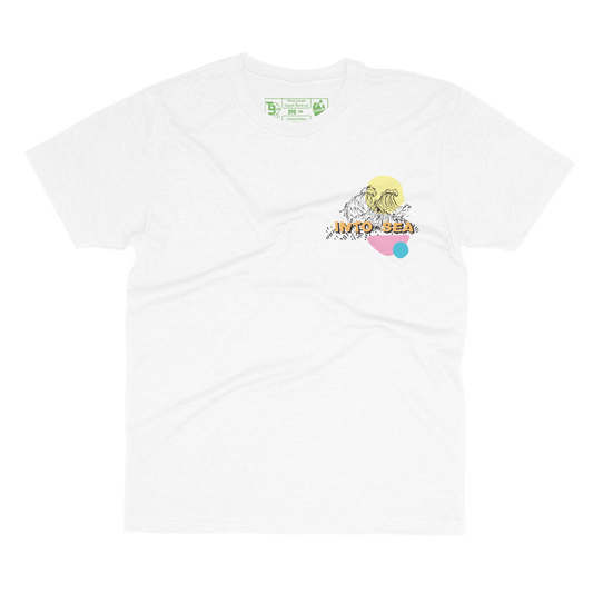 T-Shirt Slim Fit Into the Sea Organik World Lab Collab