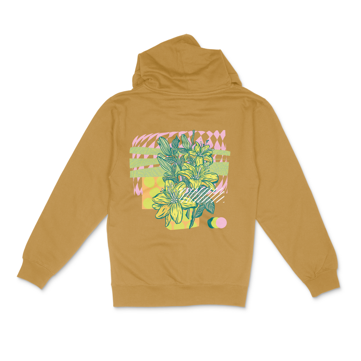 Sandstone Flowers Zip Hoodie - Botanical | TBone Collabs – TBone Merch