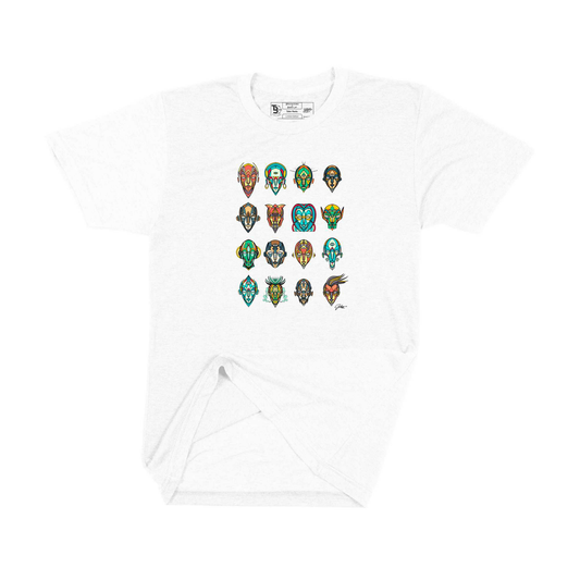 T-Shirt Sator's Colorful Mask Collab Sator Art