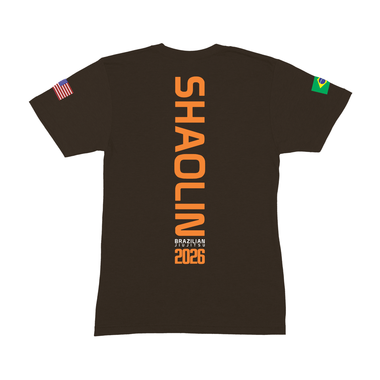 Vitor Shaolin  Team 2026 VSBJJA Uniform Espresso coffee brown T-shirt