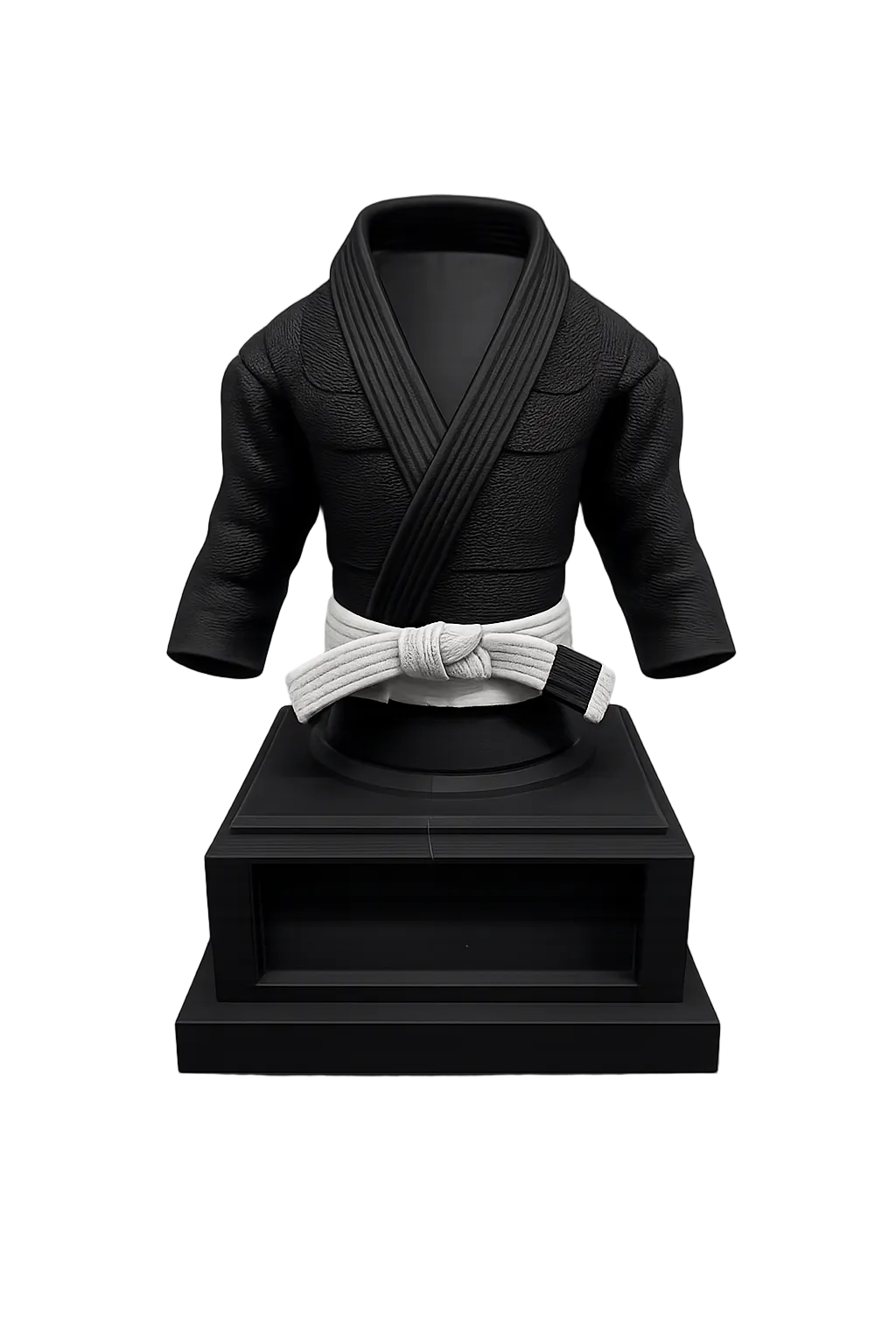 BJJ Trophy and  Belt Display Combo