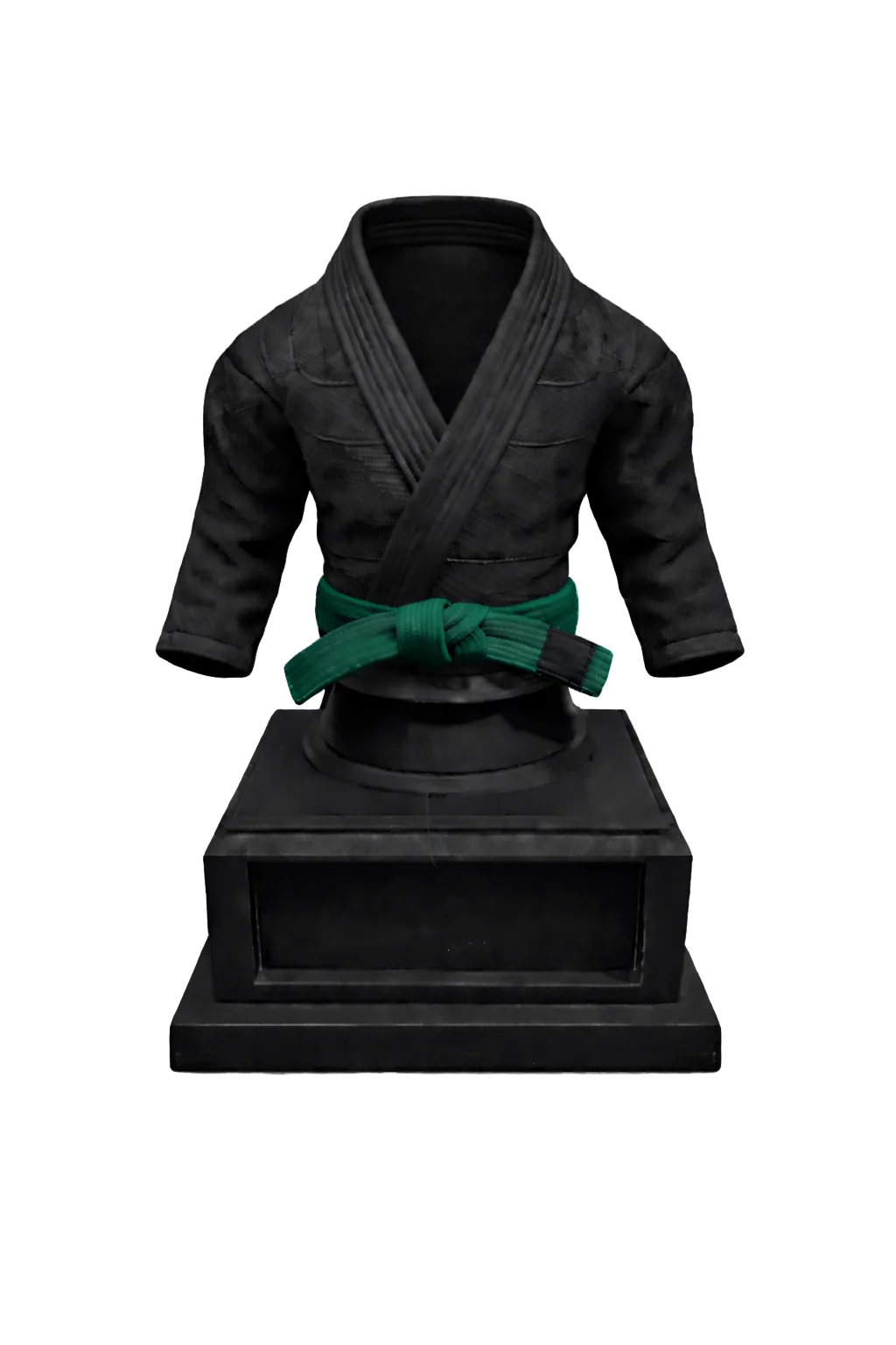 BJJ Trophy and  Belt Display Combo