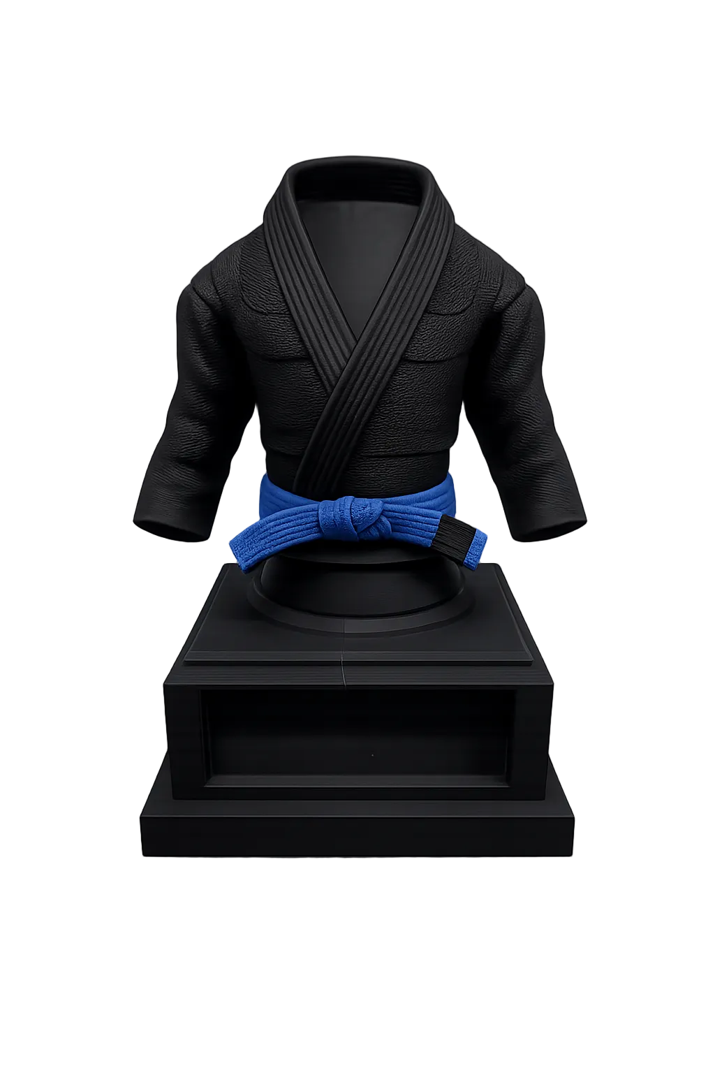 BJJ Trophy and  Belt Display Combo