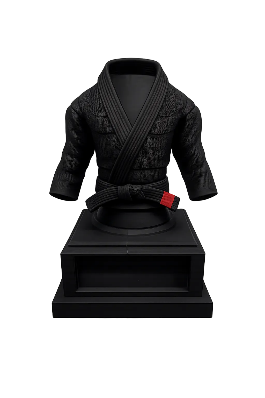 BJJ Trophy and  Belt Display Combo