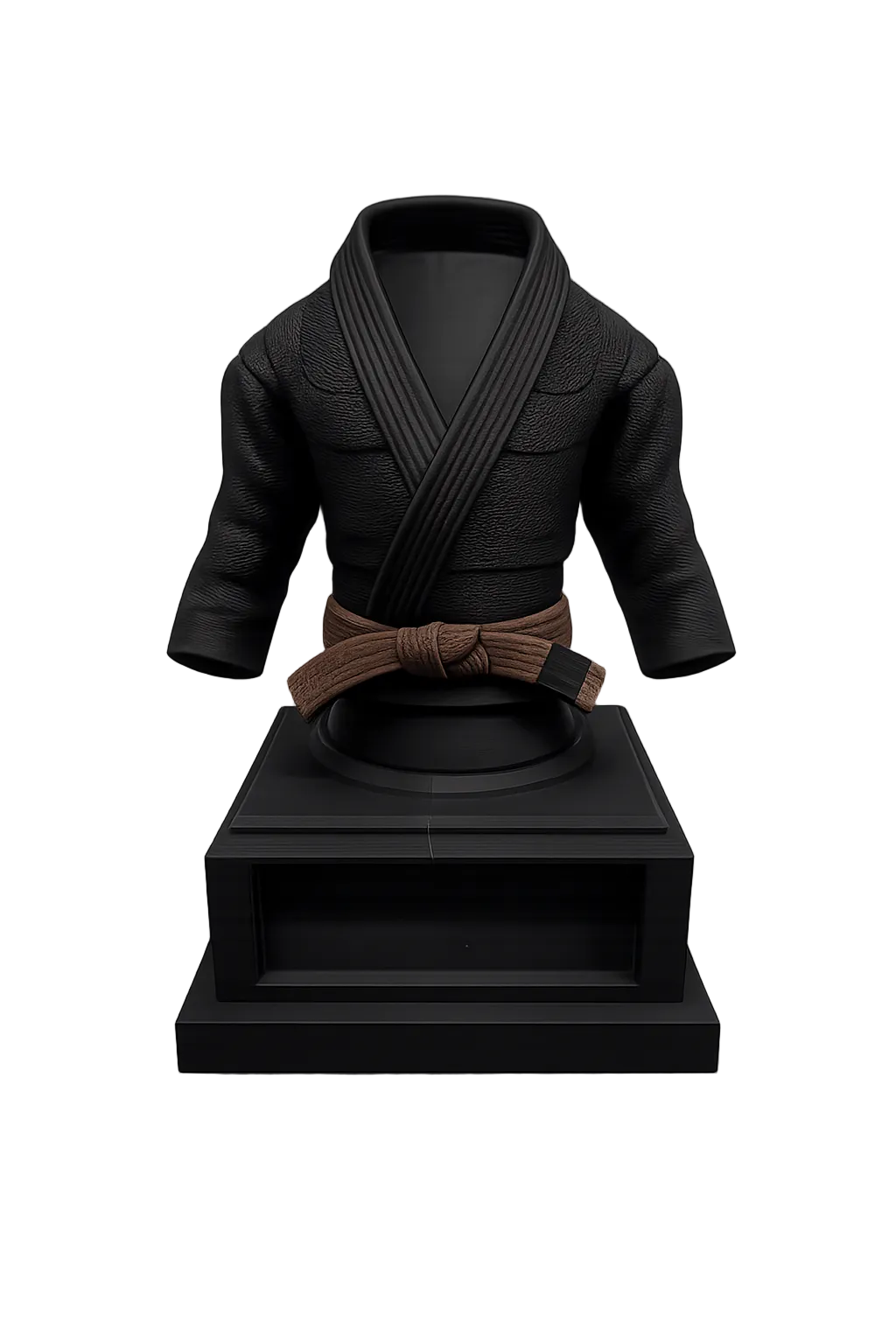 BJJ Trophy and  Belt Display Combo