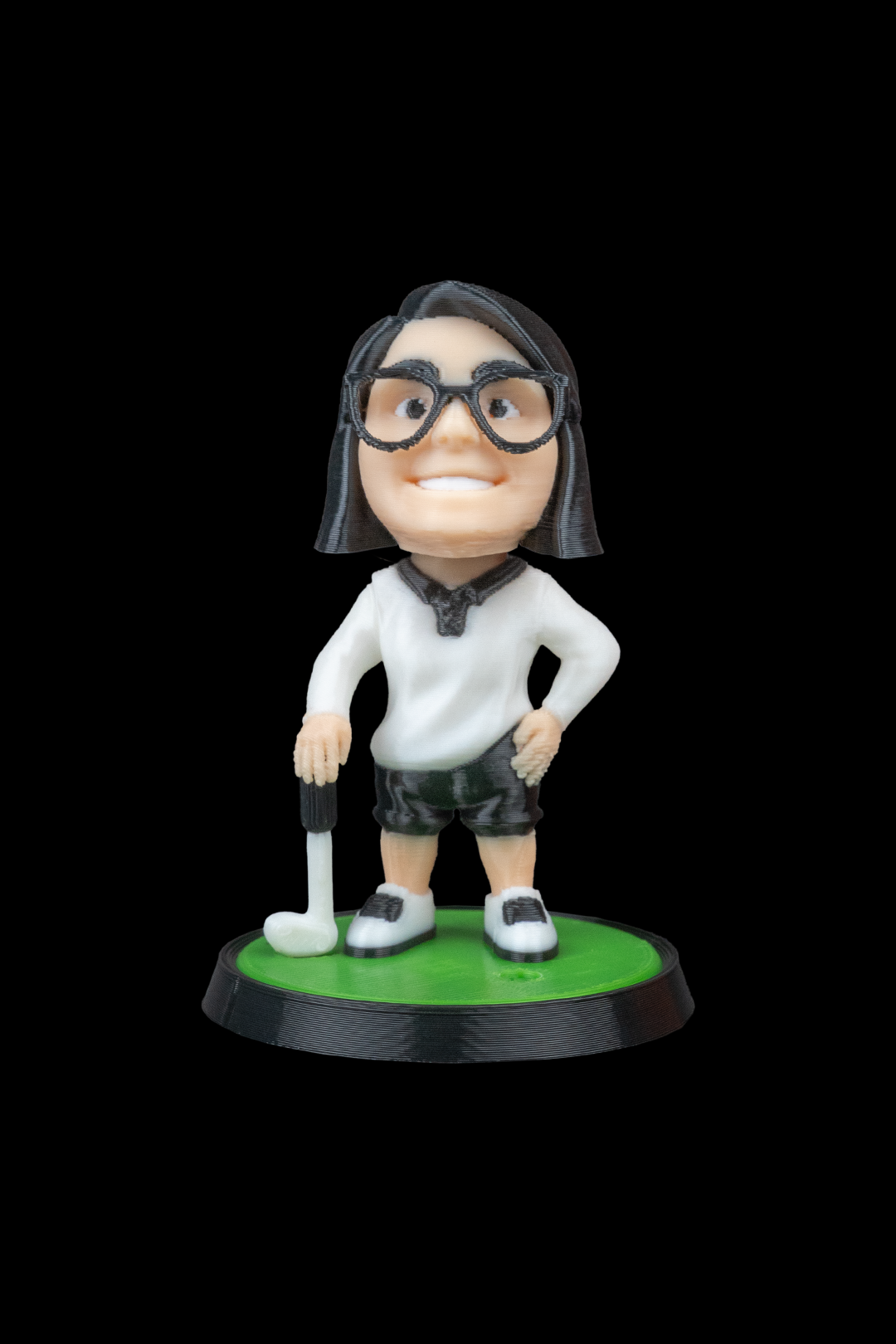 Your Character Golf Statue 3D Printed | Custom 3D Figurine