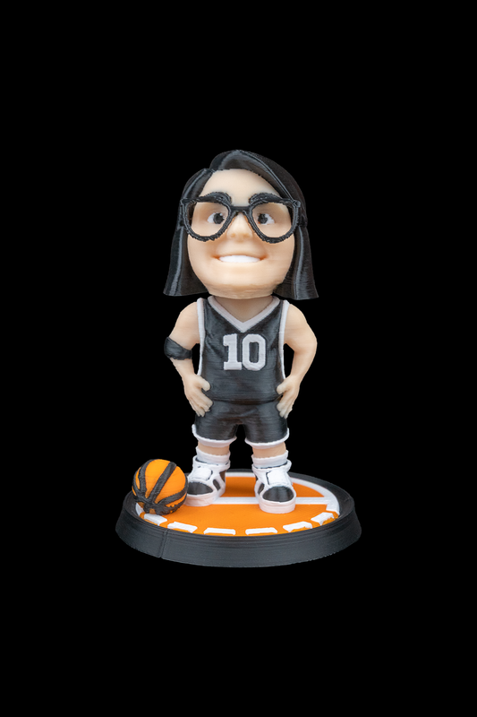 Your Character Basketball Statue 3D Printed | Custom 3D Figurine