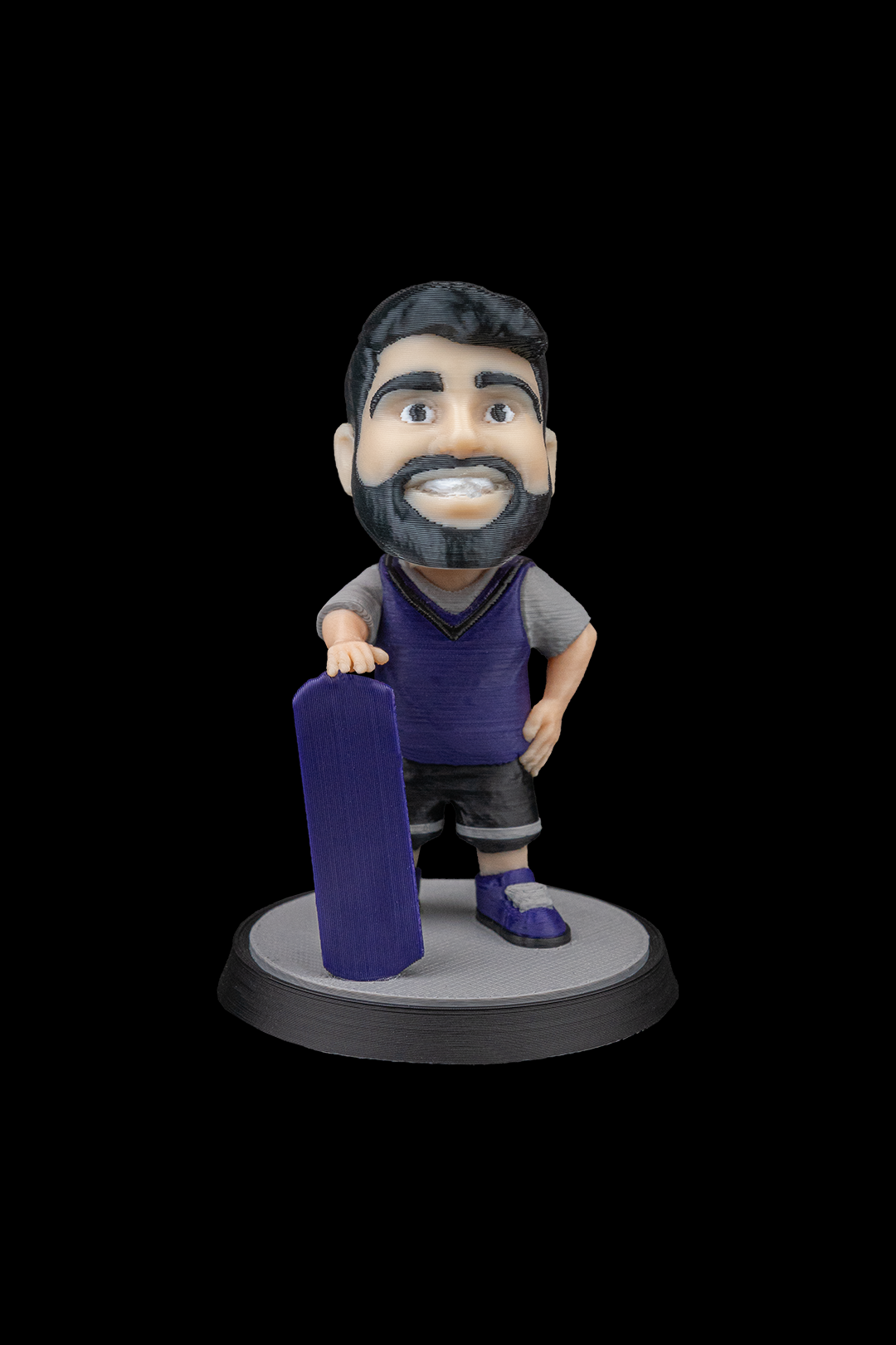 Your Character Skateboard Statue 3D Printed | Custom 3D Figurine